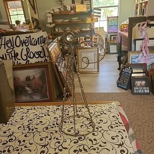 Wire Beaded Angel Tree Topper
